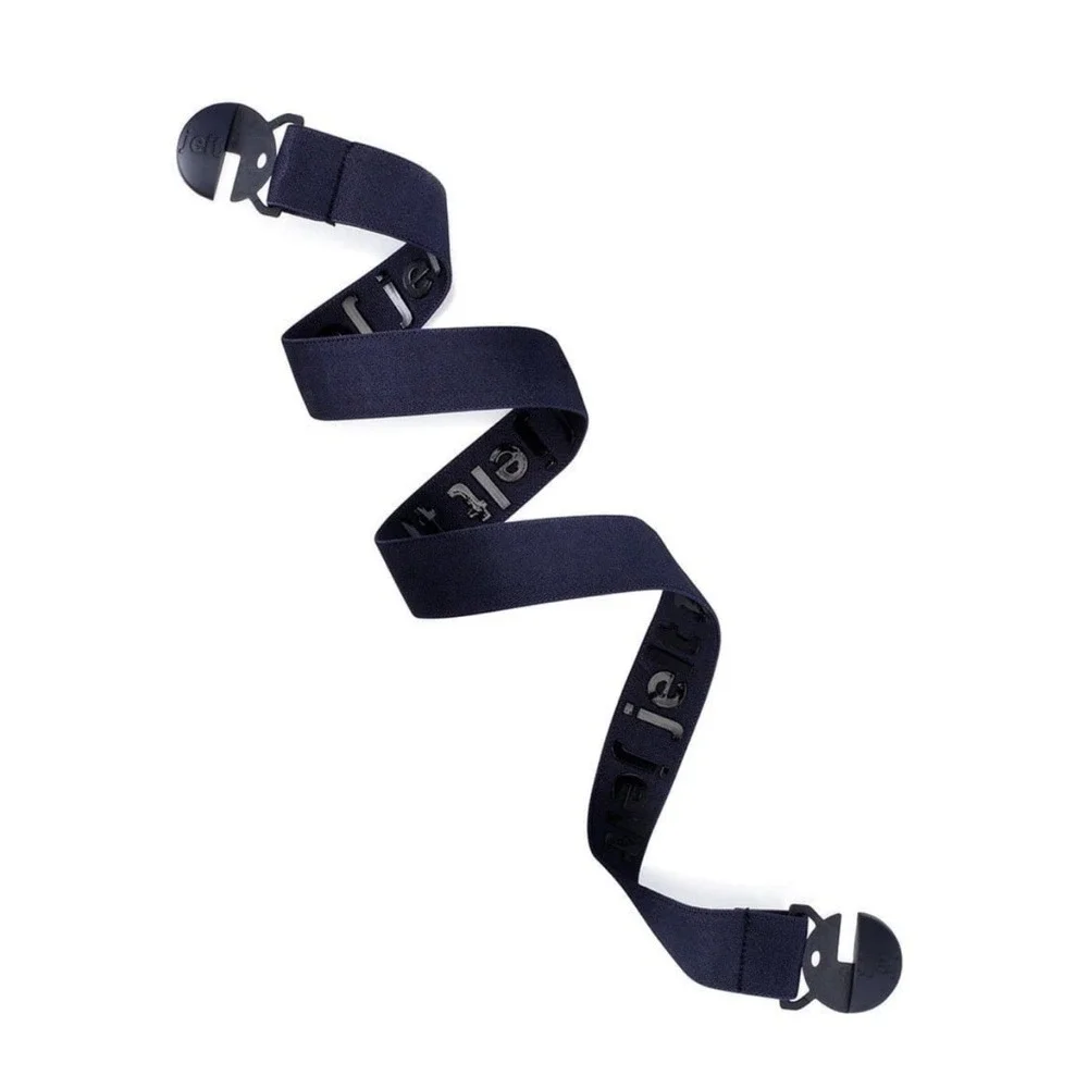 Jelt Belt No Show Elastic Stretch Belt For Men & Women Eco Friendly Blue Size XS